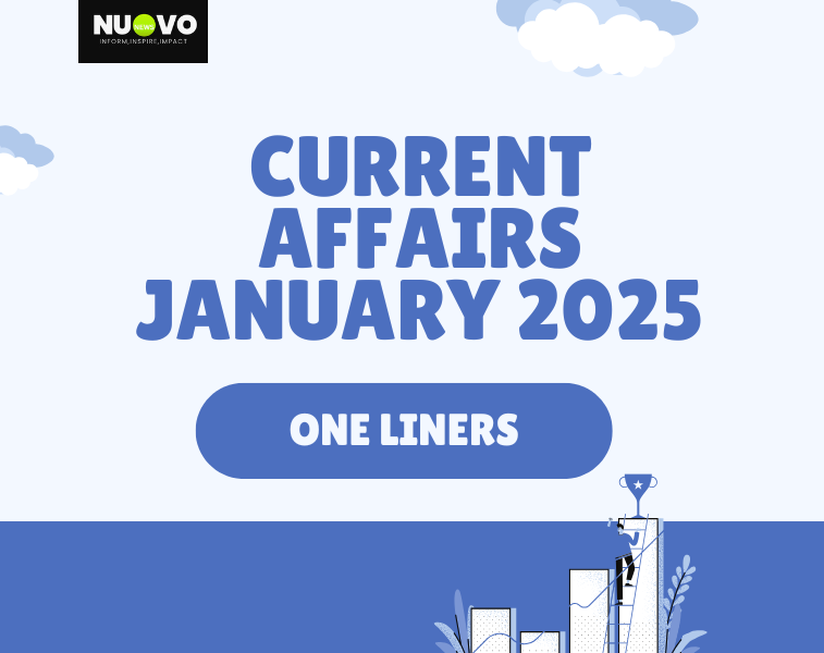 Current affairs January 2025